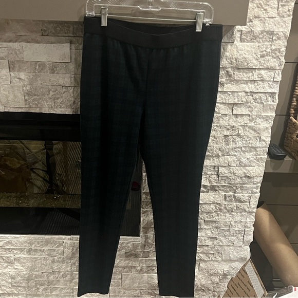 Talbots Plaid Leggings size 12 - Picture 1 of 11